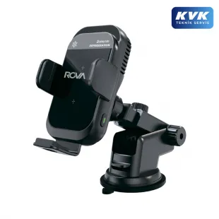 Rova WTM402 Araba İçi Manyetik Kablosuz Hızlı Şarjlı Ve Soğutuculu Telefon Tutucu