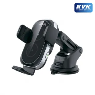 Rova WTM403 Araba İçi Manyetik Kablosuz Hızlı Şarjlı Telefon Tutucu