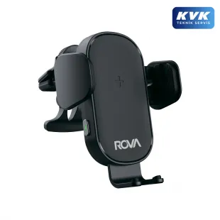 Rova WTM404 Araba İçi Manyetik Kablosuz Hızlı Şarjlı Telefon Tutucu
