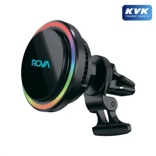 Rova WTM405 Araba İçi Manyetik Kablosuz Hızlı Şarjlı Telefon Tutucu