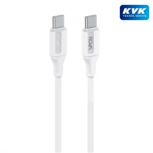 Rova KB203B Type-C To Type-C Hızlı Şarj Kablosu