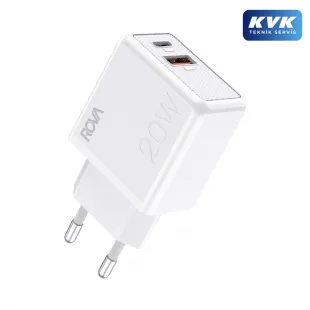 Rova SB104 Pd + QC3.0 Hızlı Şarj Başlığı 20W
