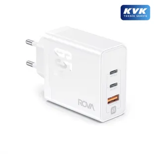 Rova SB107 PDX + QC3.0 GaN Hızlı Şarj Başlığı 65W