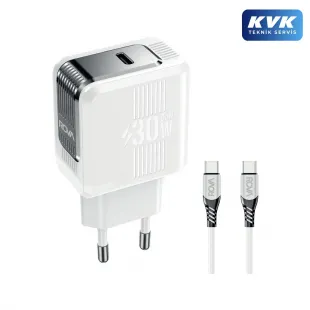 Rova SB111T PD20W Tek C Giriş C-C 1M Kablolu Şarj Başlığı 30W