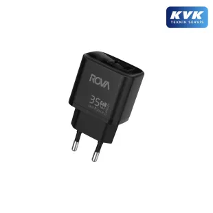 Rova SB119 PD GaN QC3.0 Hızlı Şarj Başlığı 35W